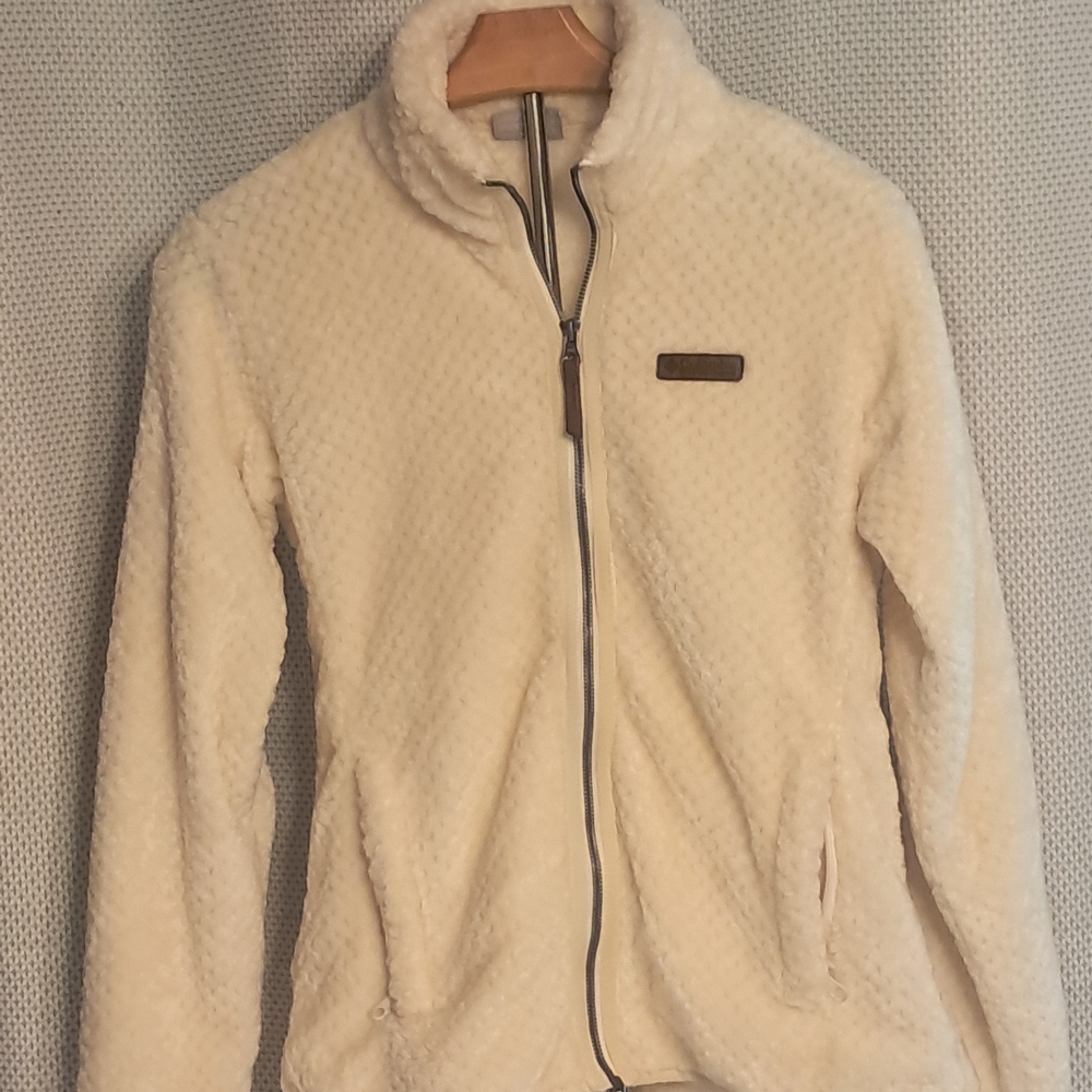 Columbia Soft Cream Fleece Jacket - Picture 1 of 2
